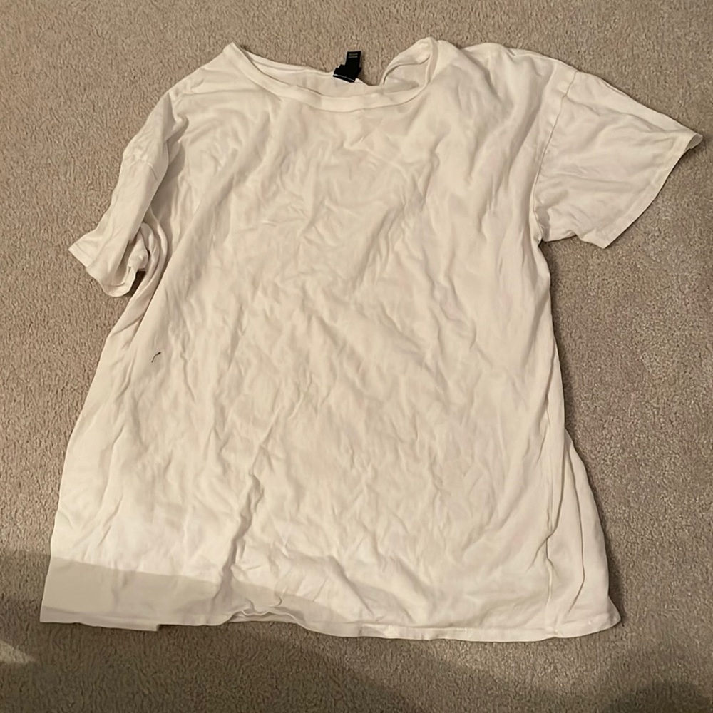 white tee